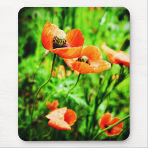 Papavers in Nieuw-Zeeland Mousepad Muismat