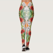 Papavers Leggings (Achterkant)