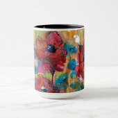 Papavers met blauwe Mok (Midden)