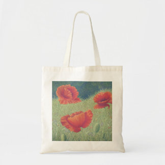 Papavers op Vlaamse Canvas tas