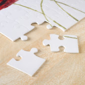 Papavers rode bloemen waterverf Wildflower natuur Legpuzzel (Zijkant)