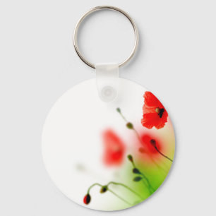 Papavers Sleutelhanger