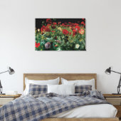 Papavers van John Singer Sargent, bloemen Canvas Afdruk (Insitu (Slaapkamer))
