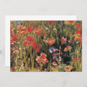 Papavers van Robert Vonnoh, impressionisme (Voorkant / Achterkant)