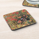 Papavers van Robert Vonnoh,  impressionisme Bier Onderzetter (Linkerzijde)