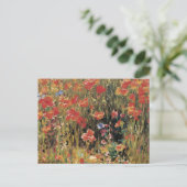 Papavers van Robert Vonnoh,  impressionisme Briefkaart (Staand voorkant)