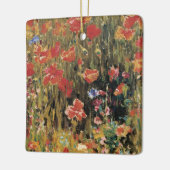 Papavers van Robert Vonnoh,  impressionisme Keramisch Ornament (Links)