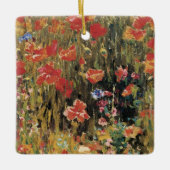 Papavers van Robert Vonnoh,  impressionisme Keramisch Ornament (Voorkant)