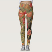 Papavers van Robert Vonnoh,  impressionisme Leggings (Voorkant)