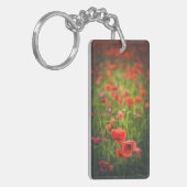 Papavers veld sleutelhanger (Voorkant Links)