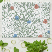 Papavers voor kunstnijverheid theedoek (Gevouwen)