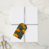Papaverveld Cadeaulabel (Met Touw)