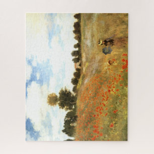 "Papaverveld" door Monet Fine Art Jigsaw Legpuzzel