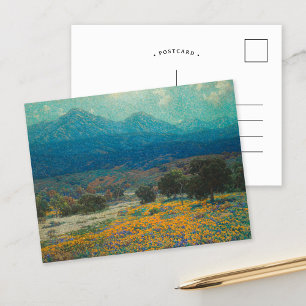 papaverveld in Californië   Granville Redmond Briefkaart