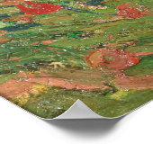 Papaverveld Vincent Gogh Poster (Hoek)