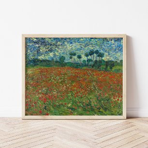 papaverveld   Vincent van Gogh Poster