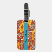  papavery ~ Bagagelabel (Voorkant verticaal)