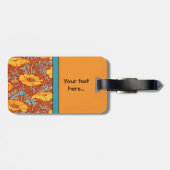  papavery ~ Bagagelabel (Achterkant horizontaal)