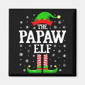 Papaw Elf Funny Christmas Family Matching  Magneet (Voorkant)