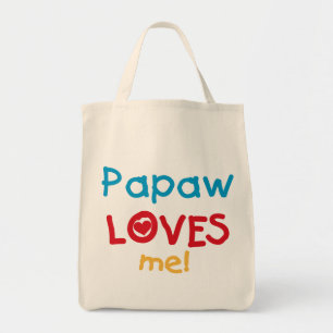 Papaw Loves Me T-shirts en geschenken Tote Bag