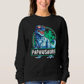 Papaw Saurus Fathers Day T rex Dad Papa Dinosaur M Trui