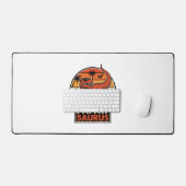 Papawsaurus Rétro Dinosaure Coucher de Soleil Vect (Clavier et souris)