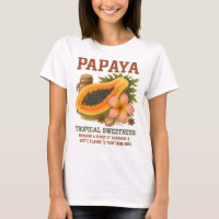 Papaya Fruit - Tropische zoetheid Retro