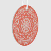 Papaya Mandala Ornament (voorkant)