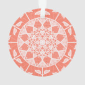 Papaya Mandala Ornament (achterkant)