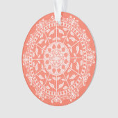 Papaya Mandala Ornament (voorkant)