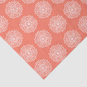 Papaya Mandala Tissuepapier (Detail)