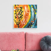 Papaye Déco Murale Fruit Éclatant (Insitu(Salon))