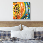 Papaye Déco Murale Fruit Éclatant (Insitu(Chambre))
