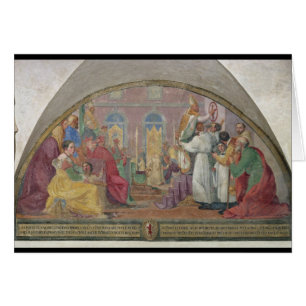 Pape Eugene IV consacrant le couvent de San mars