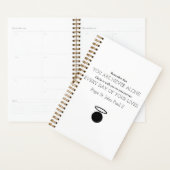 Pape Jean-Paul II Planificateur de citations (Devant avec enveloppe)