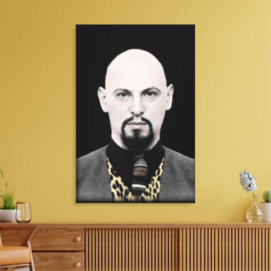 Pape noir sur toile (Insitu(Salon))