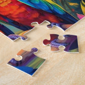 Papegaai Cartoon Jigsaw Puzzel (Zijkant)