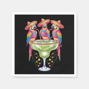 Papegaai Cinco De Mayo Grappig Drinken Mexicaans F Servet
