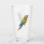 Papegaai Glas (Achterkant)