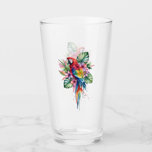 Papegaai Glas (Voorkant)