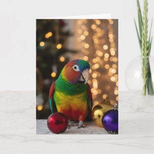 Papegaai Kerstkaarten Feestdagen Kaart