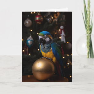 Papegaai Kerstkaarten Feestdagen Kaart
