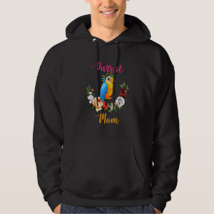Papegaai Moeder Bloemige Papegaai Das Liefhebber M Hoodie