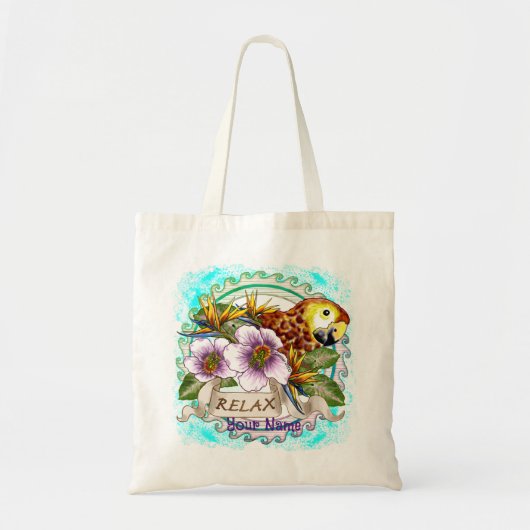 Papegaai ontspant tote bag (Voorkant)
