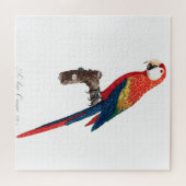  papegaai - Oude illustratie van vogels Legpuzzel (Horizontaal)