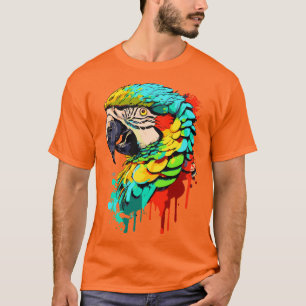Papegaai - Papegaaienkop - Kleurrijke papegaai Ara T-shirt