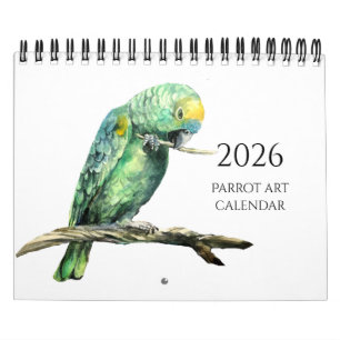 Papegaai schilderijen Kalender