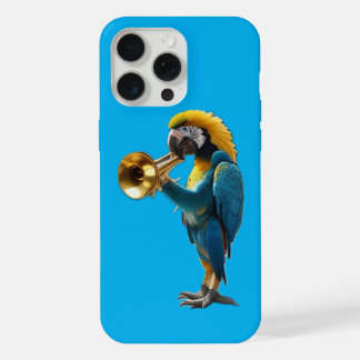 Papegaai Trompet speler iPhone 15 Pro Max Hoesje