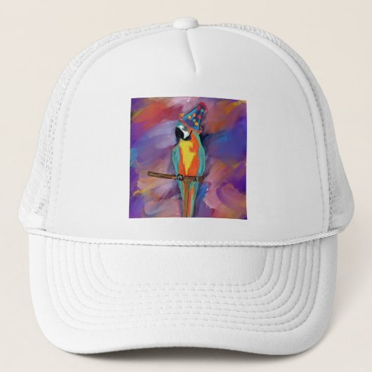 PAPEGAAI TRUCKER PET (Voorkant)