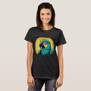 Papegaai Vogel Design T-shirt voor Vrouwen